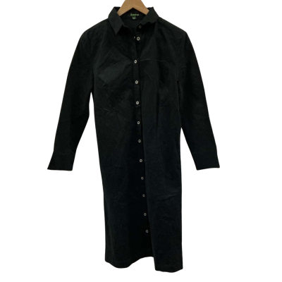 Limedrop Womens Size 8 Shirt Dress Black  