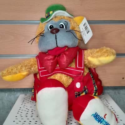 Fat Cat Telethon Plush with Cape (stripped pockets)