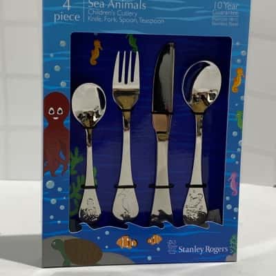 Stanley Rogers Children’s Cutlery 4 Piece Set - Sea Animals
