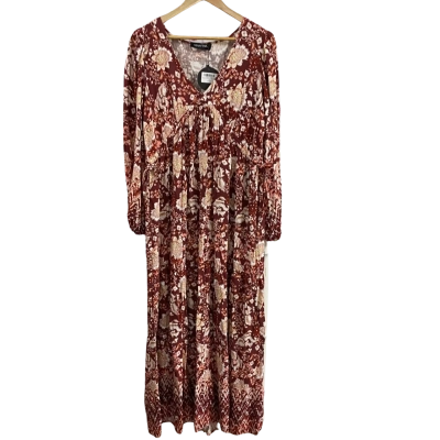 Serafina Womens  Size M Juniper Drawstring Maxi Dress 