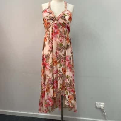 Forever New Womens  Size 16 Maxi Dress Floral / Pink  