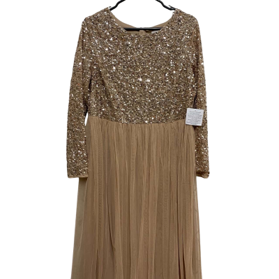  Maya Deluxe Womens Size 18 UK Brown Dress - NWT