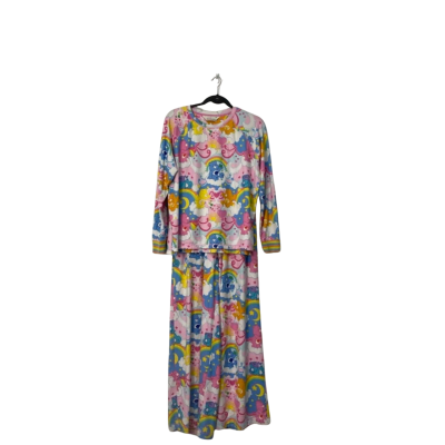 Peter Alexander Carebears  Size XS Blue / Pink long PJs