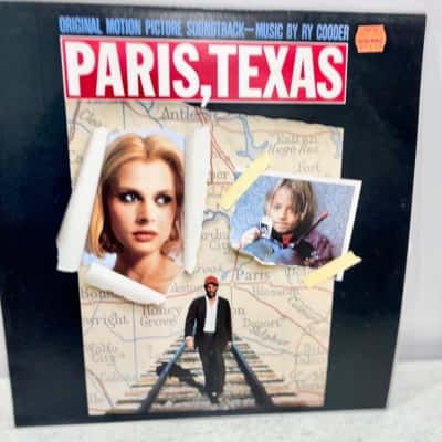 Paris Texas Original Motion Picture- music By Ry Cooder Vinyl LP Record