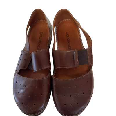 Colorado Womens  Size 38 Flats Brown 