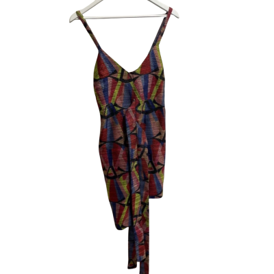 Leah Williams Womens Size S Mini Dress Multicoloured 