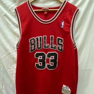 Mitchell & Ness Mens  Size XXL Jersey Black  / Red 