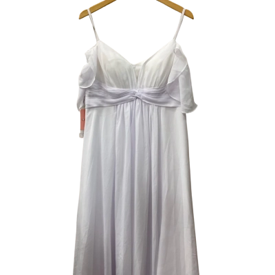 JJ's House Womens  Size 16 Formal Dress White 