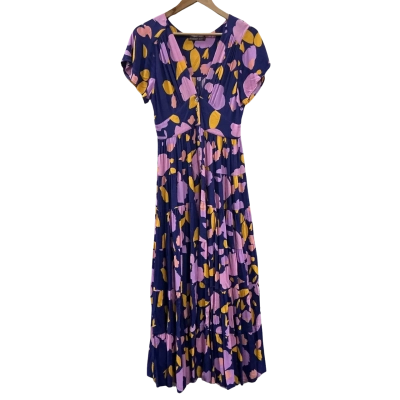 Mister Zimi Womens  Size 12 Short Sleeve Dress  Multicoloured 