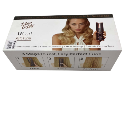 Thin Lizzy UCurl Auto Curler AS NEW Compact Cordless Curler