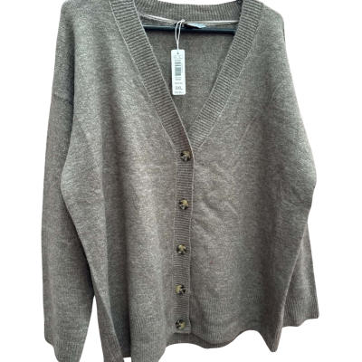 Suzannegrae Womens  Size XXXL Mocha Cardigan