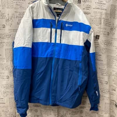  Mens  KLIPI Size XXXL hooded Ski Jacket Blue / White. As new.