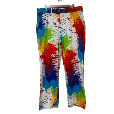 Loudmouth Rainbow Pattern Pants Size 34W x 32L