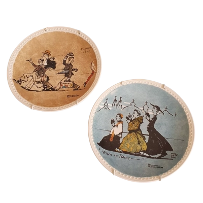 Newell Pottery Co - Decorative Plates x 2