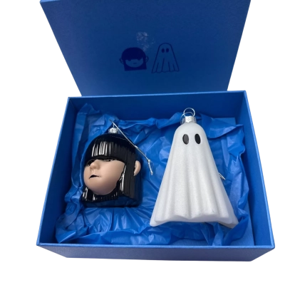 Telstra Together Is For Christmas Girl & Ghost Ornaments Decorations Promo 2025