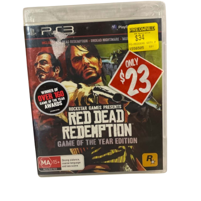 Red Dead Redemption- Game of the Year Edition- PS3 
