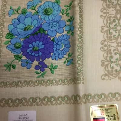Vintage Burgsteinfurt tablecloth from West Germany 