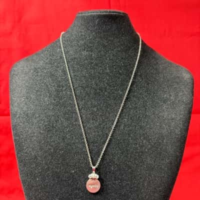 Mimco Silver Tone Pendant Necklace