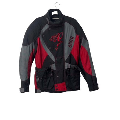 Akito  Size XL Biker Black  / Red fully padded Jacket 