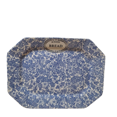 Vintage Frederick Rathbone blue and white Bread Plate 