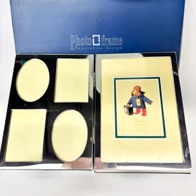 Silver Toned Hinged Photo Frame