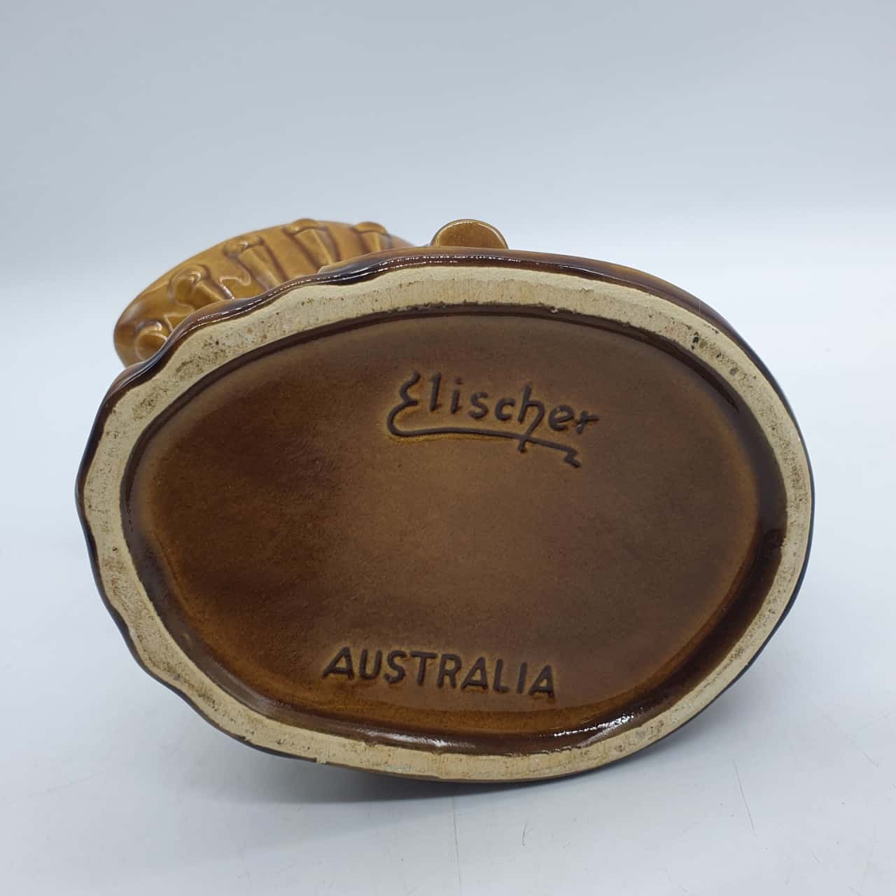 ELISCHER AUSTRALIAN POTTERY CERAMIC TOBY FACE JUG BAROSSA VALLEY KAISER