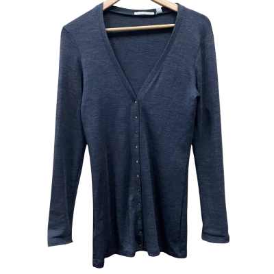 Country Road Charcoal Grey V-Neck Cardigan Size XL