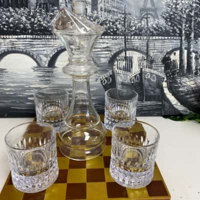 Novelty Chess Themed Decanter Set