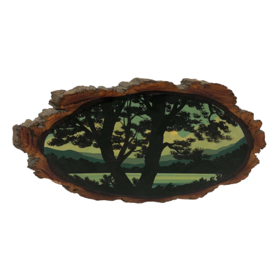 Australian Eucalyptus Original Hand Painted - Bush Scene