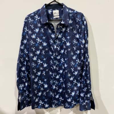 Yd. Mens Business Shirt Blue RRP $89.99