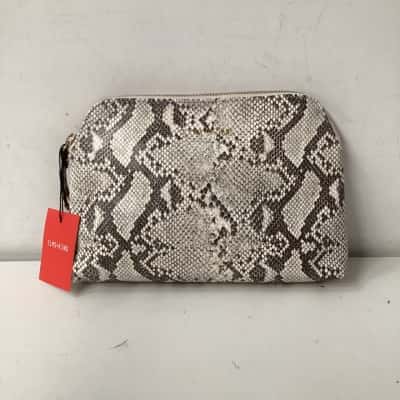 NEW - Elms + King Snake Print Cosmetics Bag
