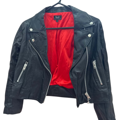 Bardot Junior Kids  Size 14 Black Biker Jacket 