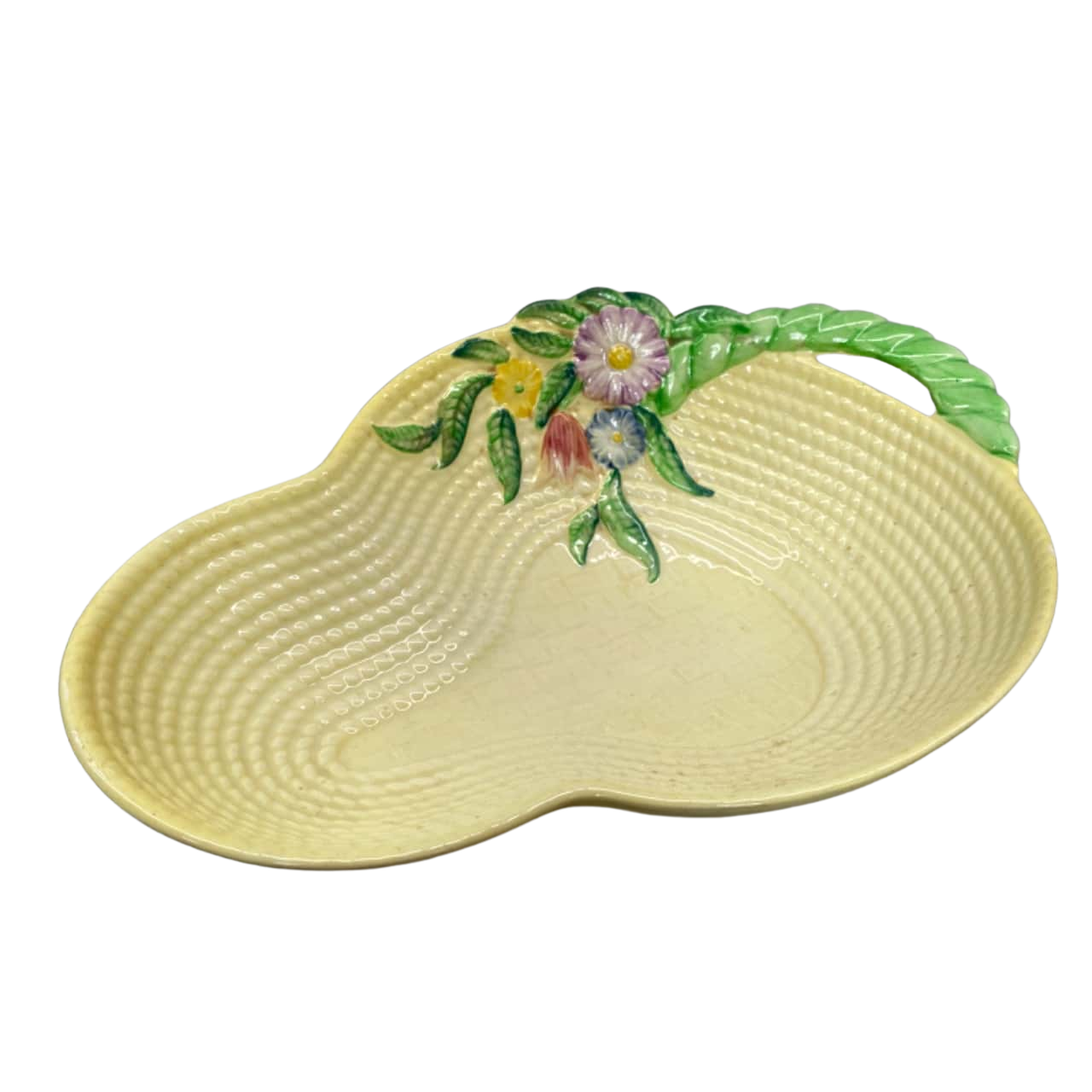 Carlton Ware Australia Yellow Basket Weave Fruit Bowl(s)