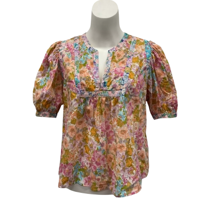 Kachel Womens Size 10 Blouse Floral 
