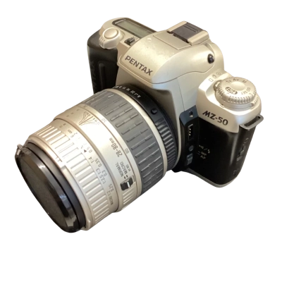 Pentax MZ-50 35mm Film SLR Camera + Sigma 28-80mm Macro Lens with Bag