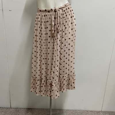 Baum und  Pferdgarten Selca Skirt Size 36 / S Cream / Red Dot