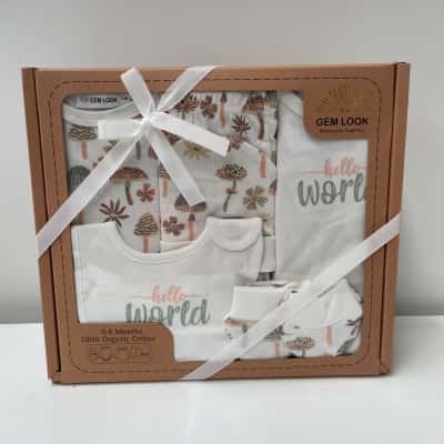 Gem look Baby gift set Size 0-6m Cream / Floral / Natural 