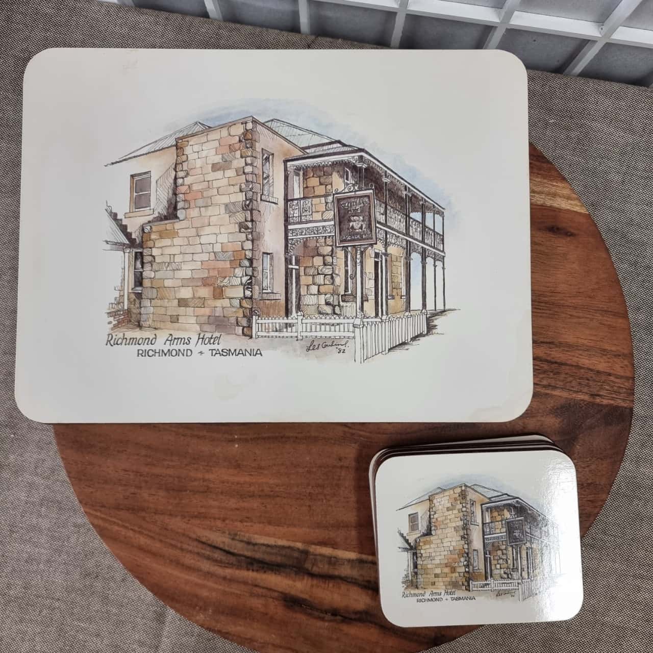 Jason Historic Tasmania Vintage set of 6 Placemats and Coasters