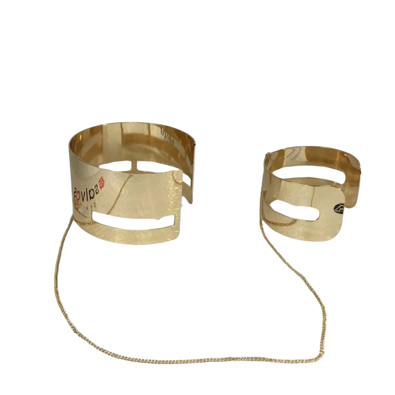 Gold Tone Arm Cuffs as pictured