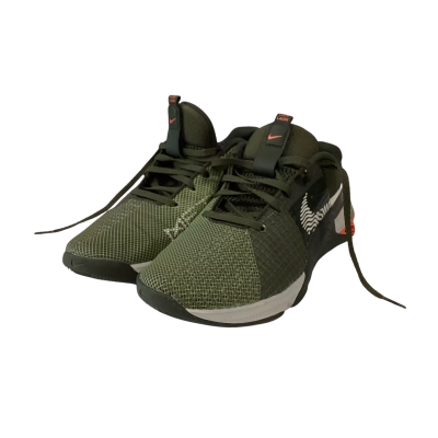 Nike Mens Training Green & Orange Metcon 8 Sneakers, Size 9