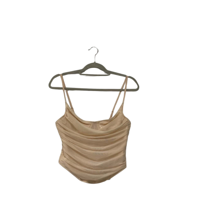 BNWT White Fox Womens Heavenly Hour Bustier Top Size M Cream