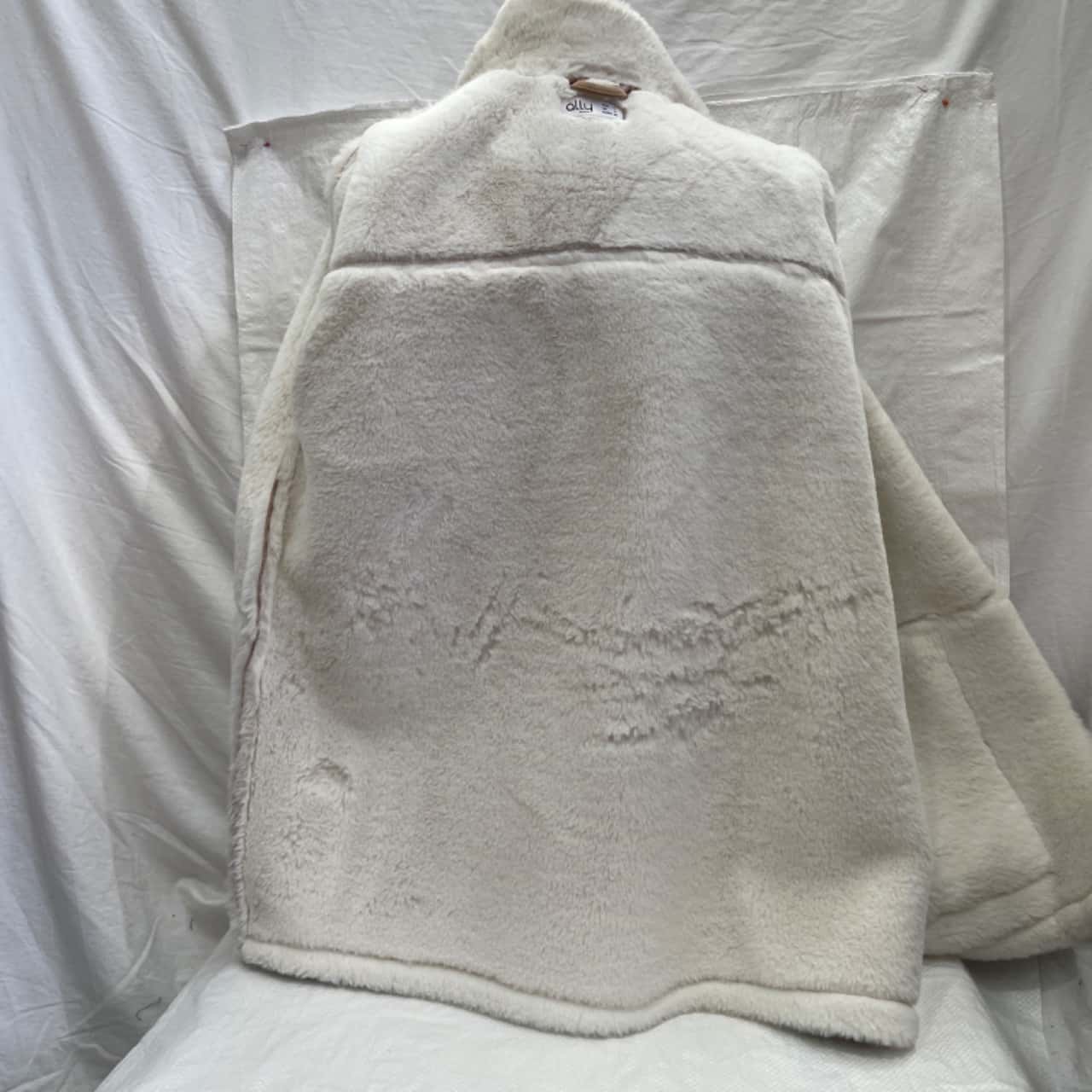 Ally Fashion Womens Size 14 / M Wool style Jacket Beige