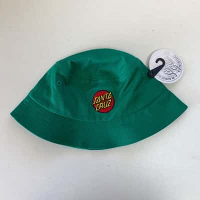 Santa Cruz Green Classic Dot Bucket Hat  