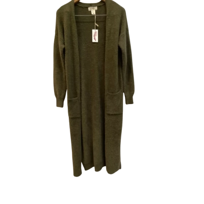 jessica Simpson Womens  Size S Khaki longline cardigan