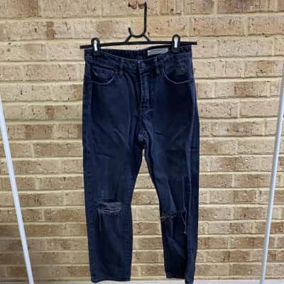 Sass & Bide Womens black rip jeans Size 24 