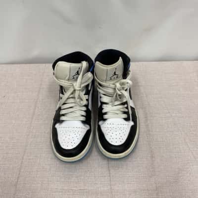 Nike Air Jordan 1 Mid Blue and Black Size UK 5 or US Size7.5