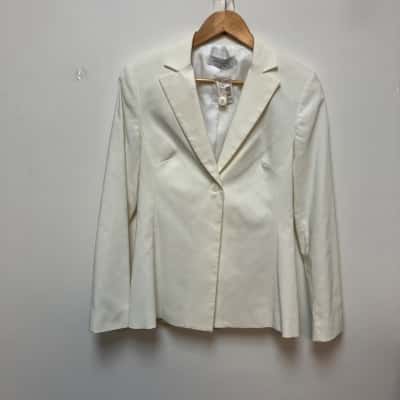 Portmans Womens  Size 10 Blazer Cream / Off White 