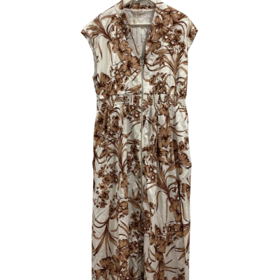 Sunny Girl Womens  Size 16 Maxi Dress Beige / Brown 