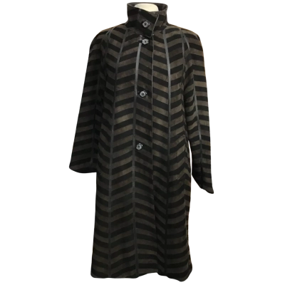Unbranded Multi Tone Leather Long Line Jacket