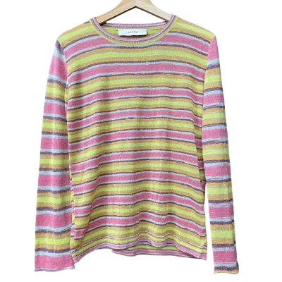 Jucca Womens Size XL Multicoloured/Striped Long Sleeve Top  